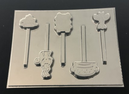 583sp Friends Chocolate or Hard Candy Lollipop Mold